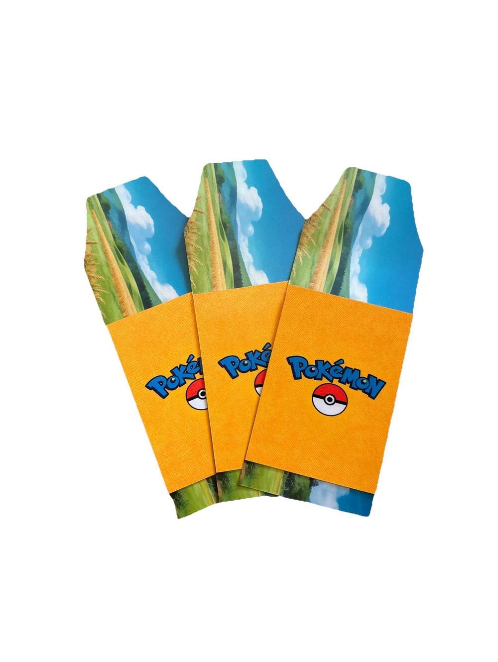 Pokemon Cute Polaroid Card - 3 Strips - Glitter Finish Fan Art